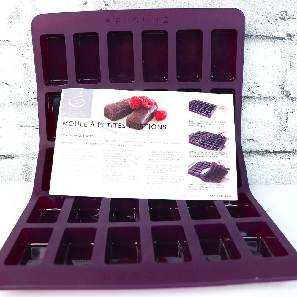 Brand New Epicure Silicone Perfect Petites Baking Pan 15"x10" Makes 30